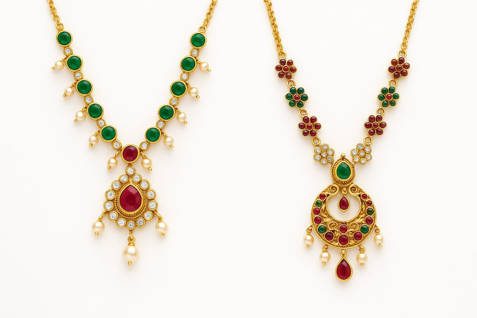 Stone-studded Necklaces